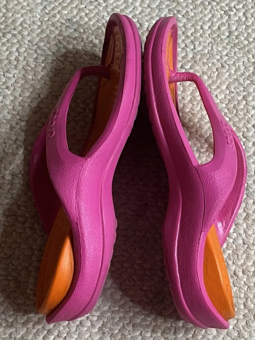 Crocs Athens Women's Teen Girl's Flip Flops Size 4 Sandals Shoes